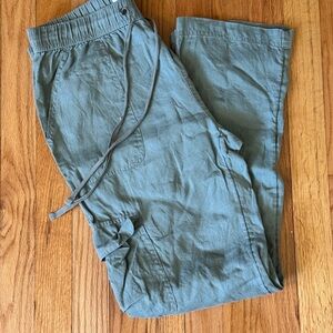 Rachel Zoe Womens Small Cargo Pants in Olive Green